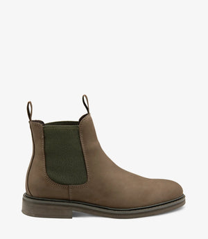 LOAKE Ducksworth Chelsea Boot - Brown Nubuck