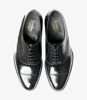 LOAKE Elgin Oxford shoe - Black Polished