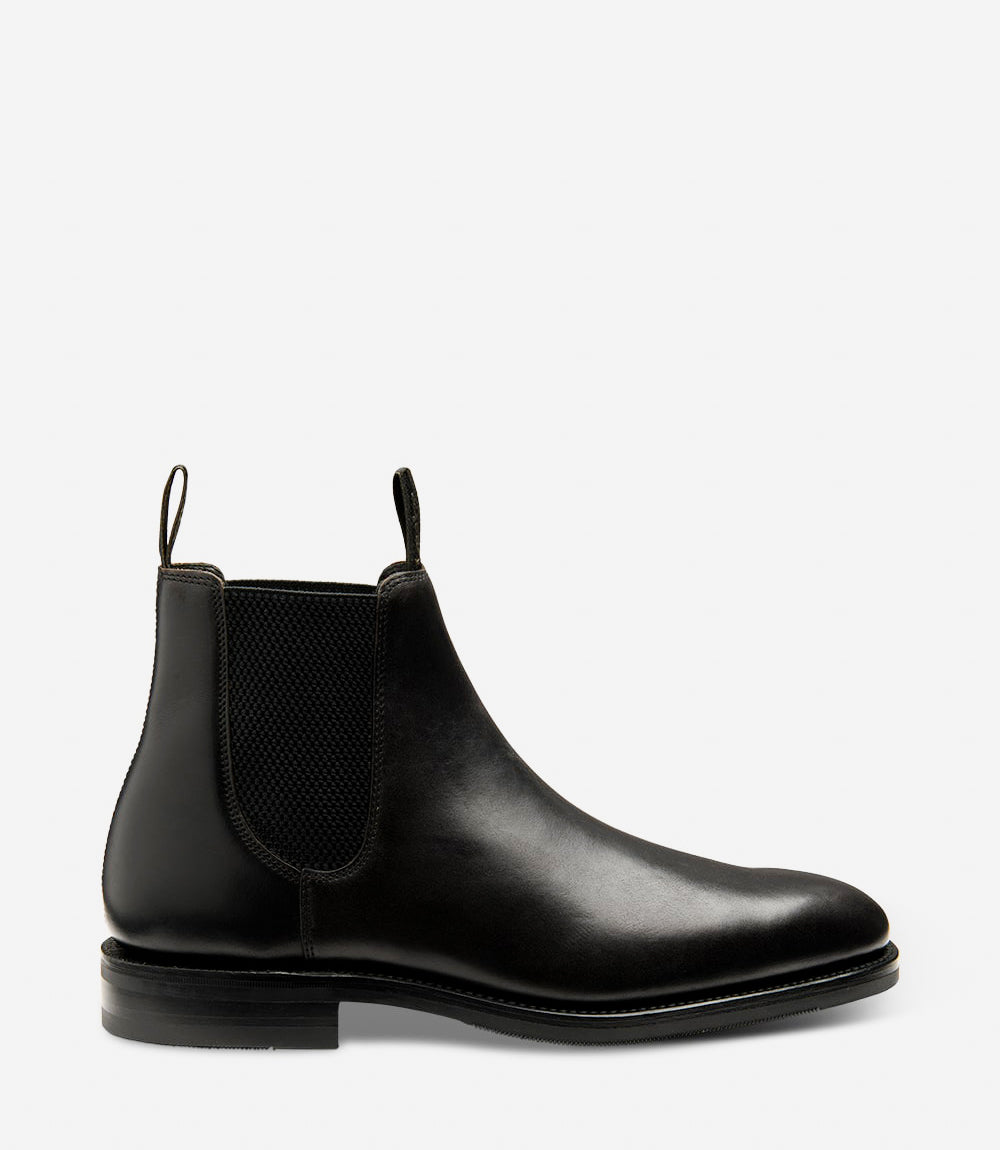 LOAKE Emsworth Chukka Boot - Black Calf