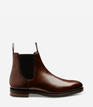 LOAKE Emsworth Chukka Boot - Dark Brown Calf