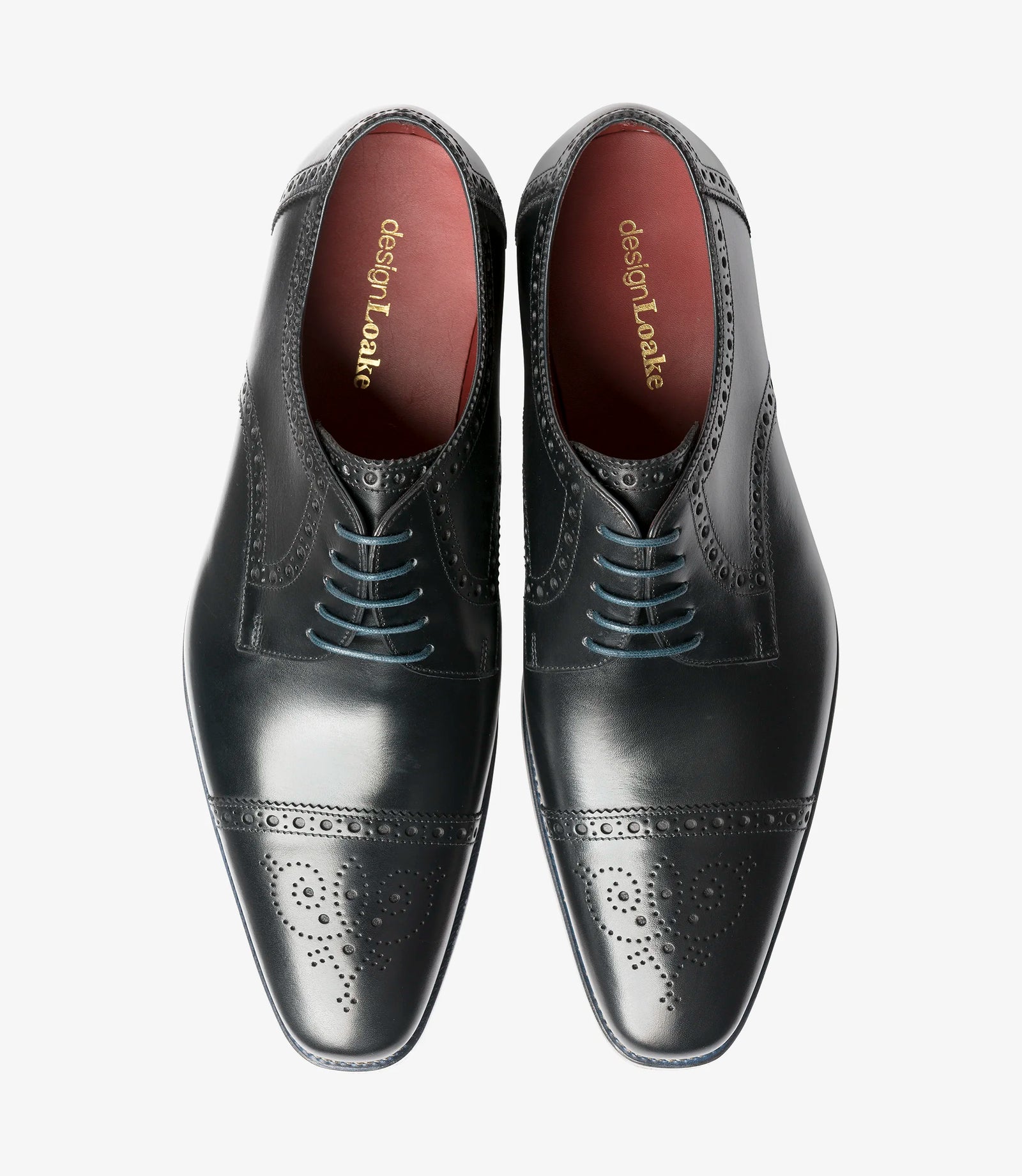 LOAKE Foley Stylish Brogue Derby Shoes