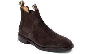 Barker Sutton Chelsea Boot - Dark Brown Suede