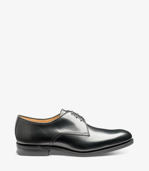 LOAKE Gable Plain Tie shoe - Black calf