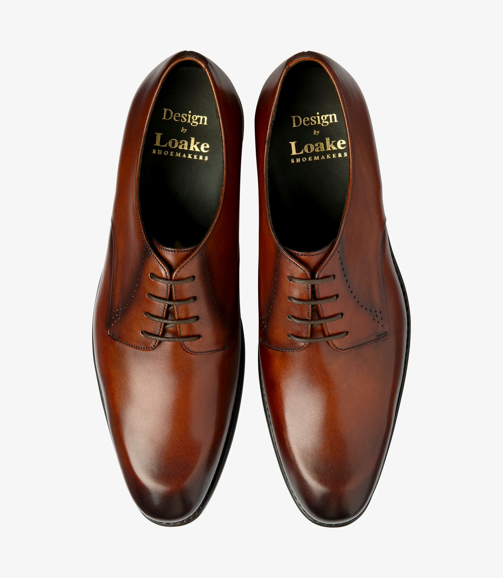 LOAKE Gosling Premium Brogue Shoe - Scotch Patina Calf