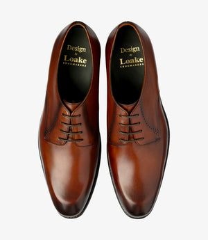 LOAKE Gosling Premium Brogue Shoe - Scotch Patina Calf