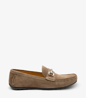 LOAKE Hawthorn Lace Up Boat Shoe - Flint Suede