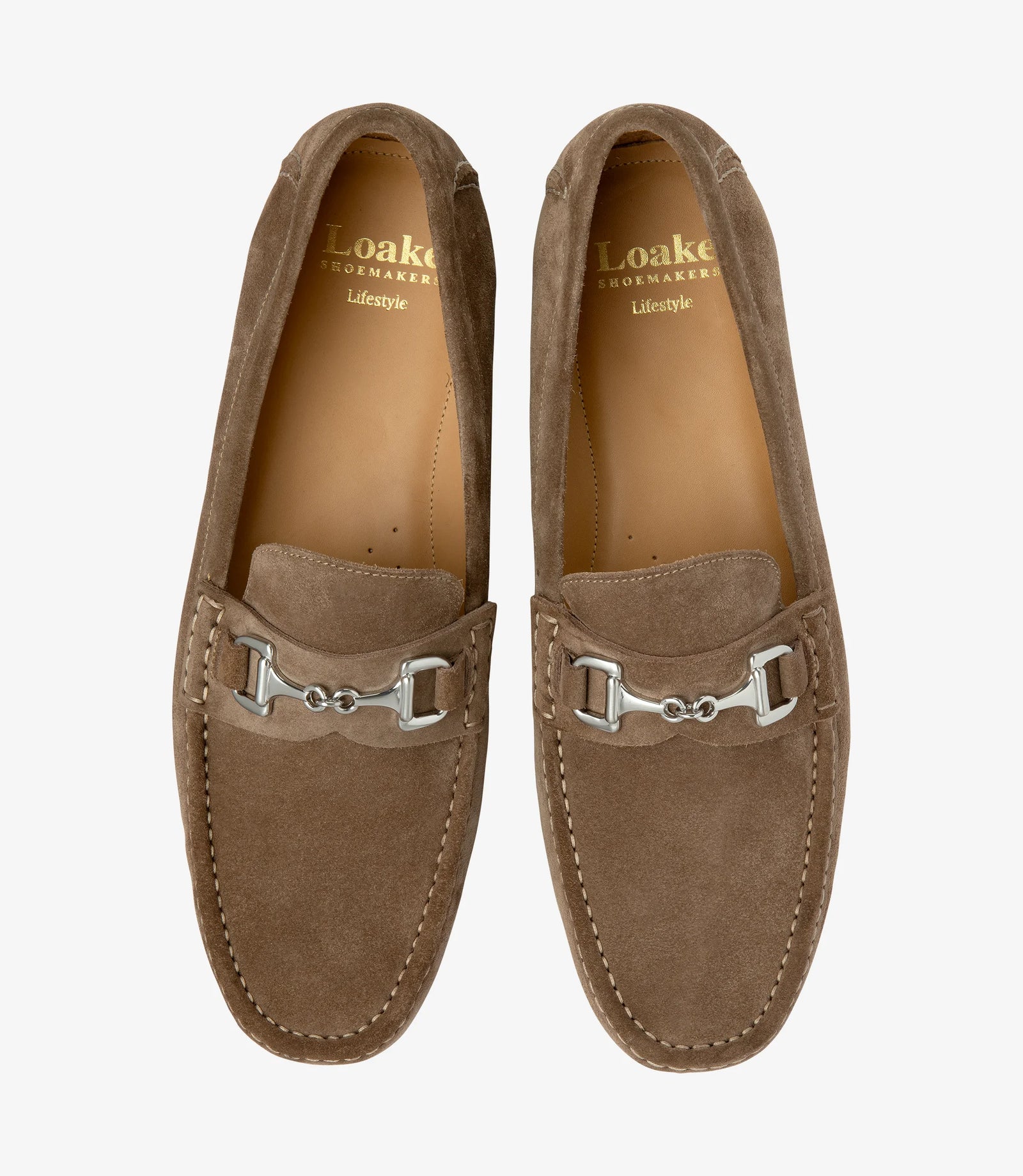 LOAKE Hawthorn Lace Up Boat Shoe - Flint Suede