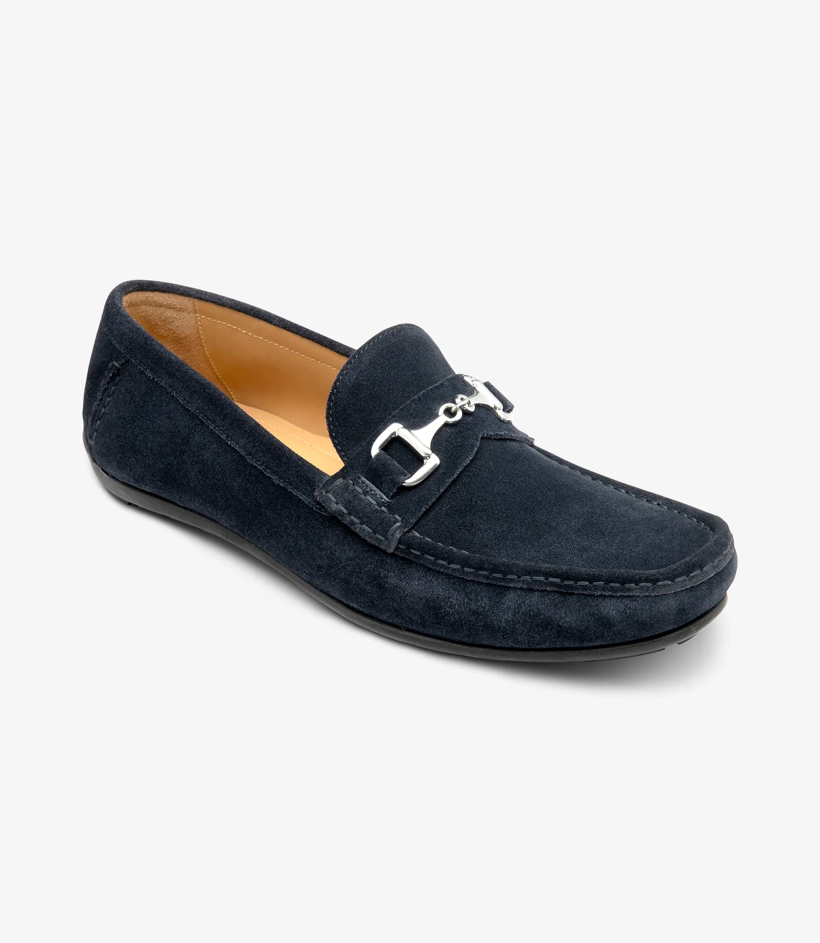 LOAKE Hawthorn Driving Shoes - Navy Suede