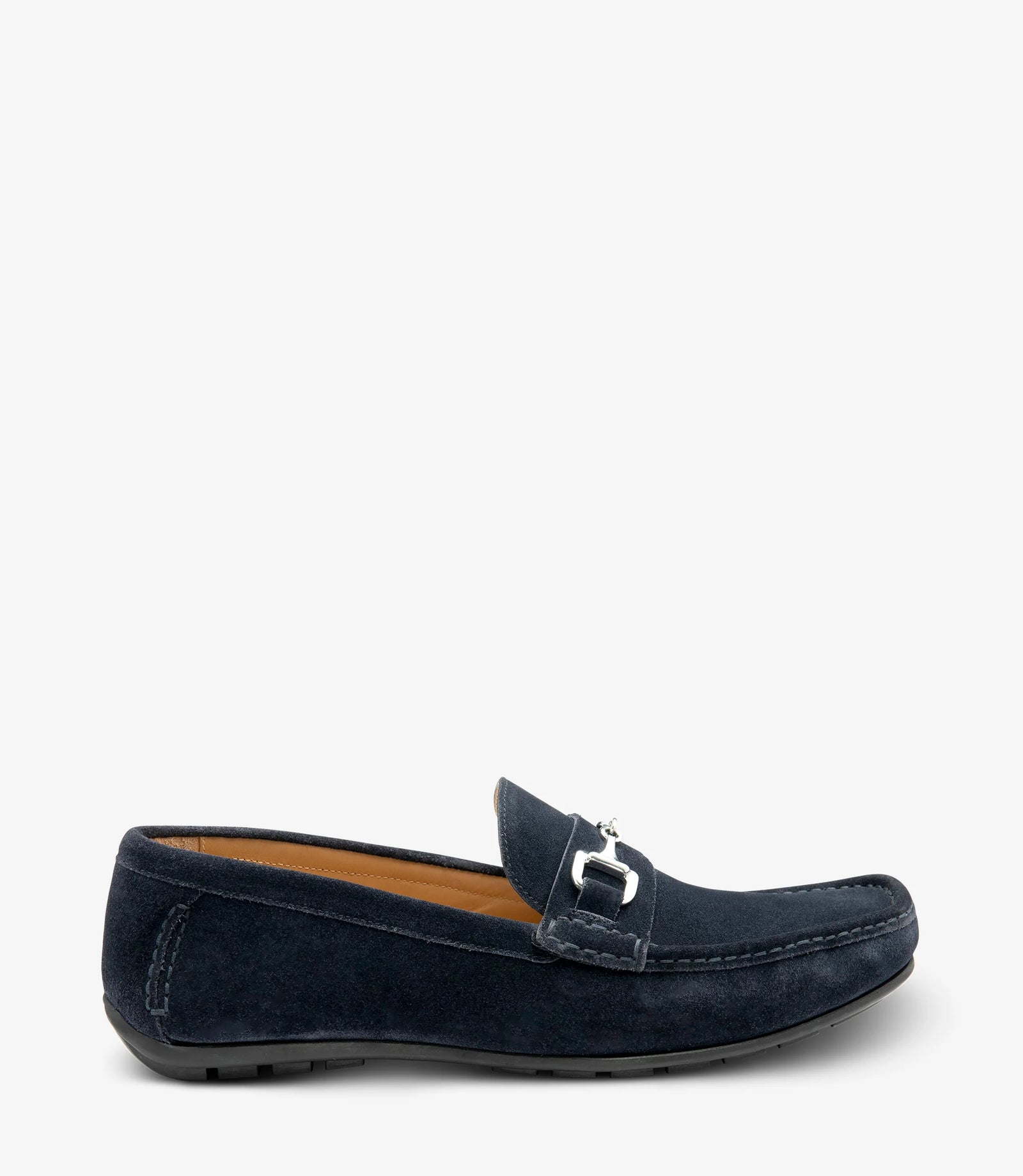 LOAKE Hawthorn Lace Up Boat Shoe - Navy Suede