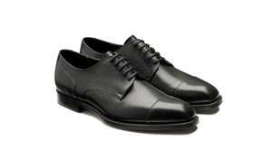 Barker Hertford Semi brogue Oxford -  Black Calf
