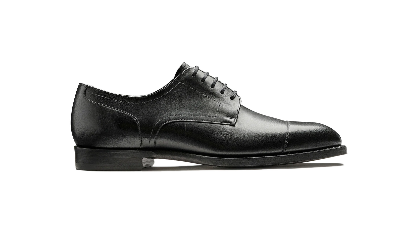 Barker Hertford Semi brogue Oxford -  Black Calf