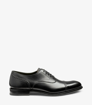 LOAKE Hughes Calf Oxford Shoe - Black