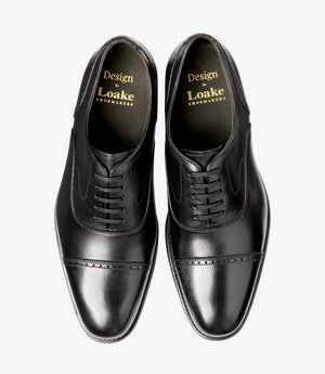 LOAKE Hughes Calf Oxford Shoe - Black
