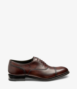 LOAKE Hughes Calf Oxford Shoe - Burgundy