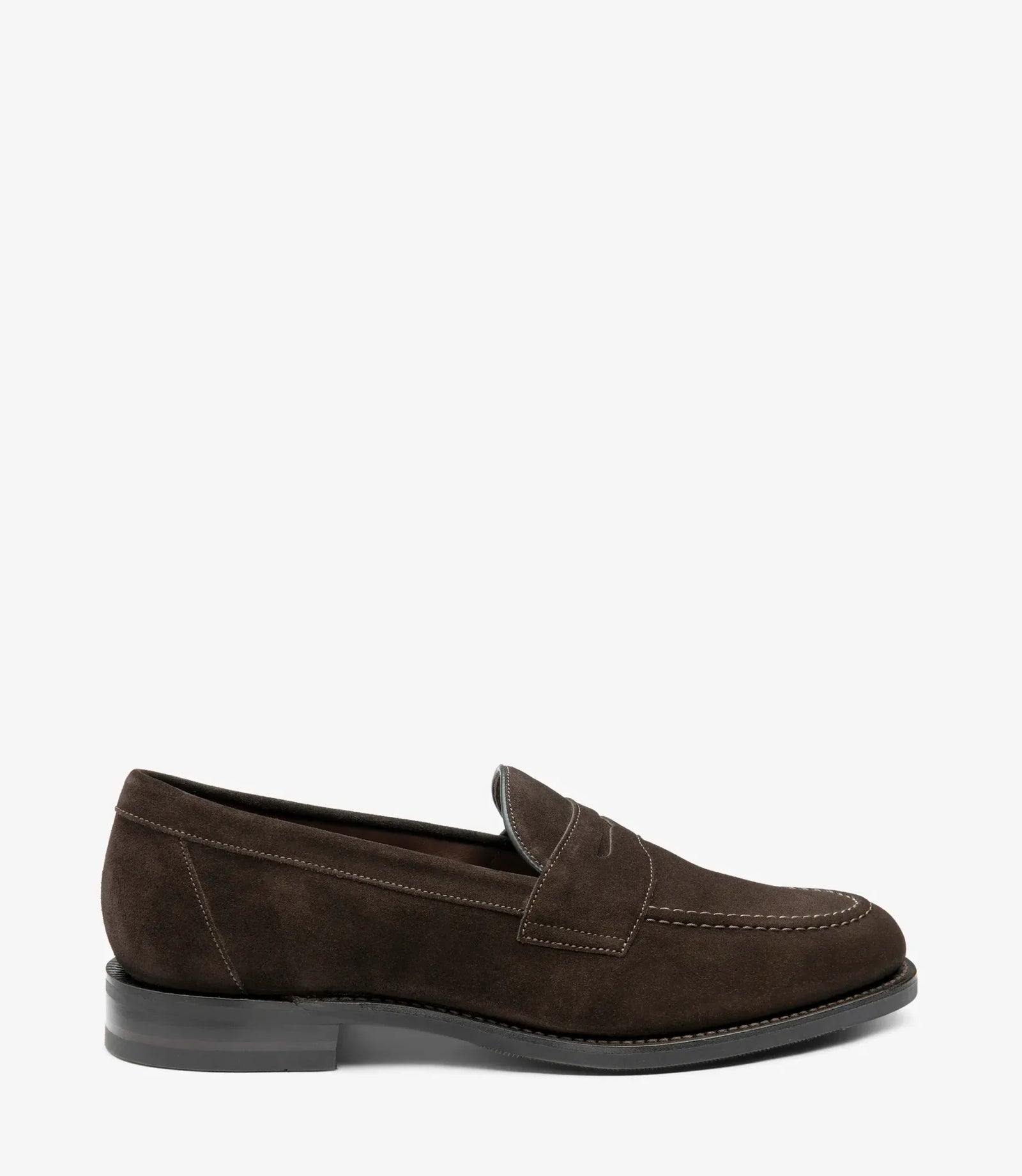 LOAKE Imperial Loafer (G Wide) - Dark Brown Suede