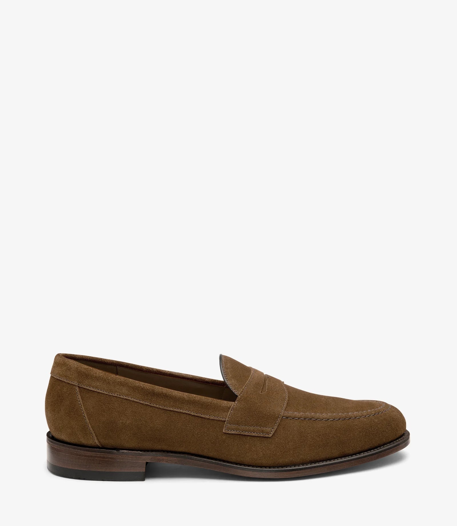 LOAKE Imperial Loafer - Brown Suede - (F) fitting leather Sole