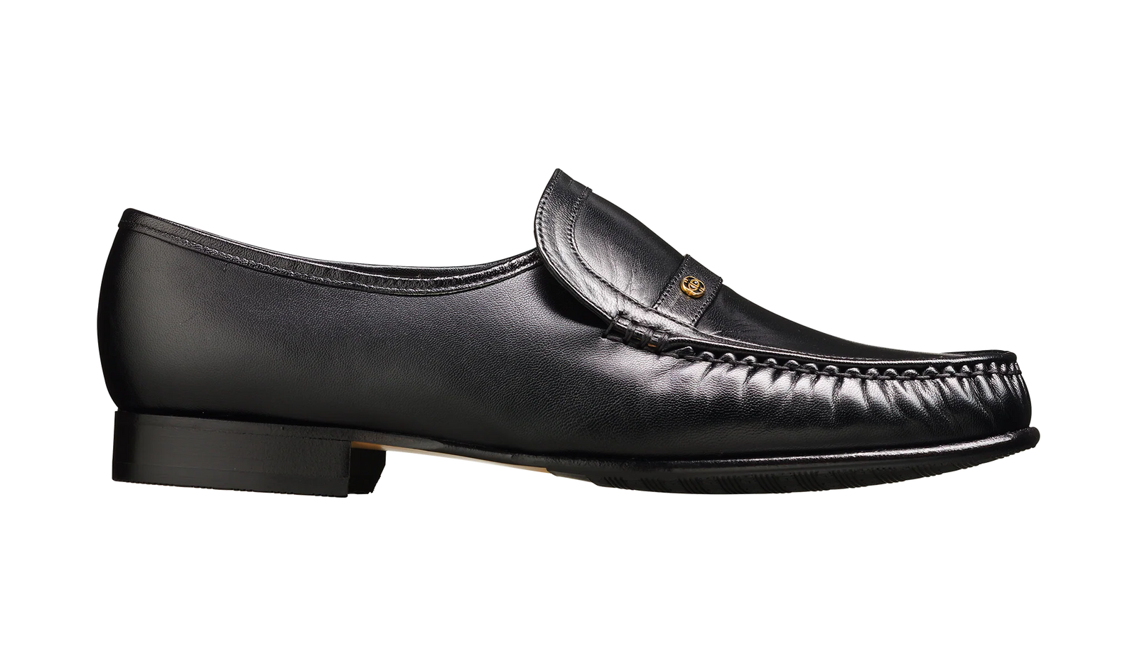 Barker Jefferson Loafer - Black Kid