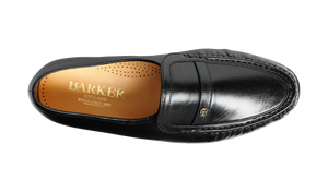 Barker Jefferson Loafer - Black Kid
