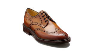 Barker Kendall Brogue Shoes - Cedar Calf