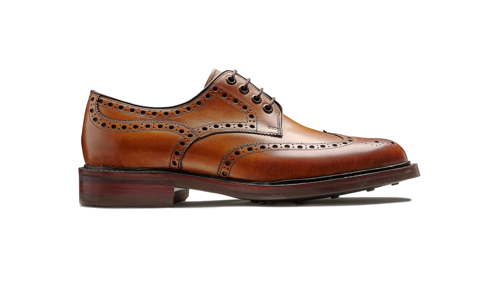 Barker Kendall Brogue Shoes - Cedar Calf