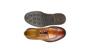 Barker Kendall Brogue Shoes - Cedar Calf