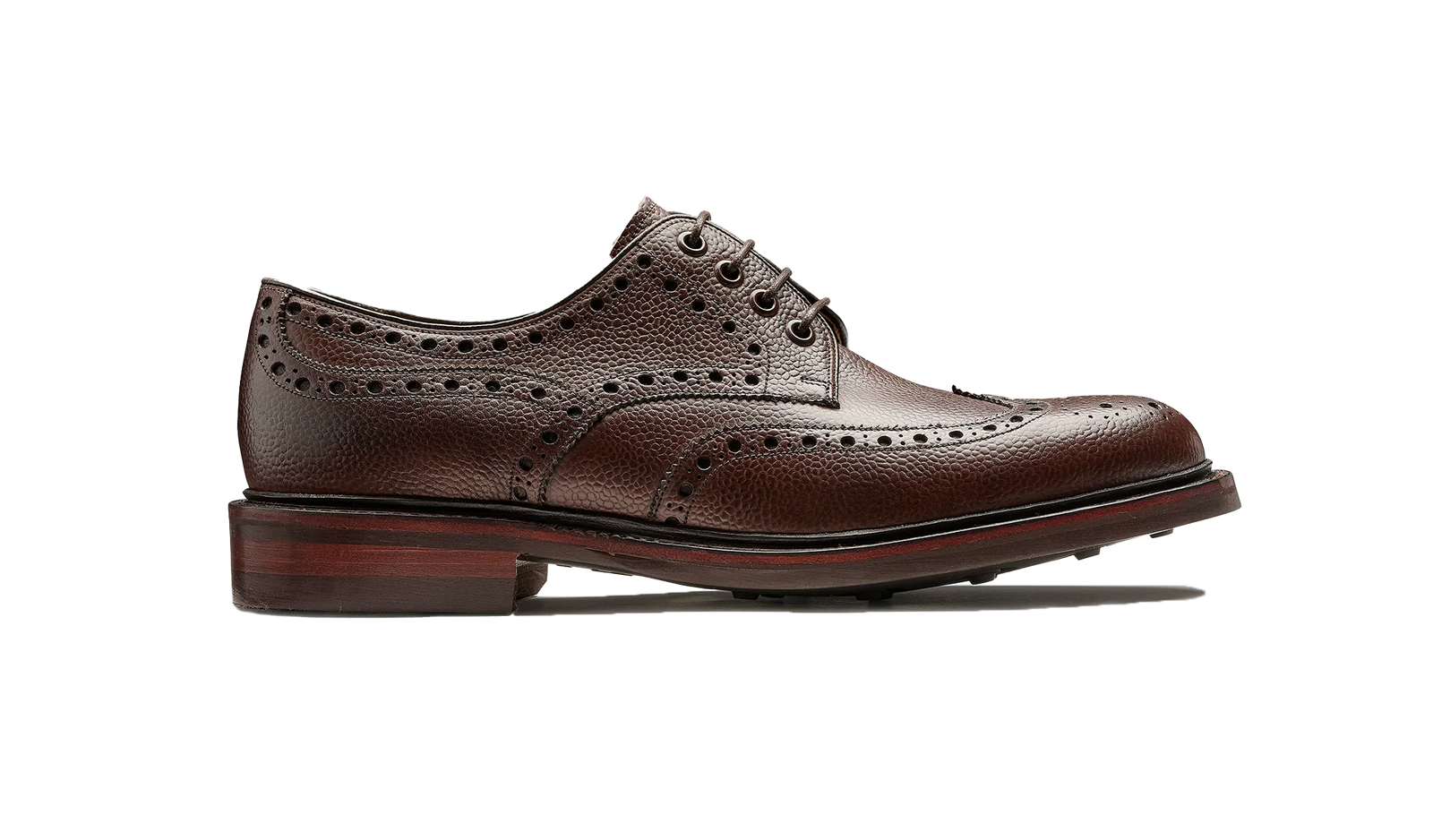 Barker Kendall Brogue Shoes - Chocolate Grain