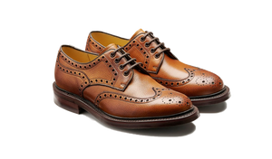 Barker Kendall Brogue Shoes - Cedar Grain