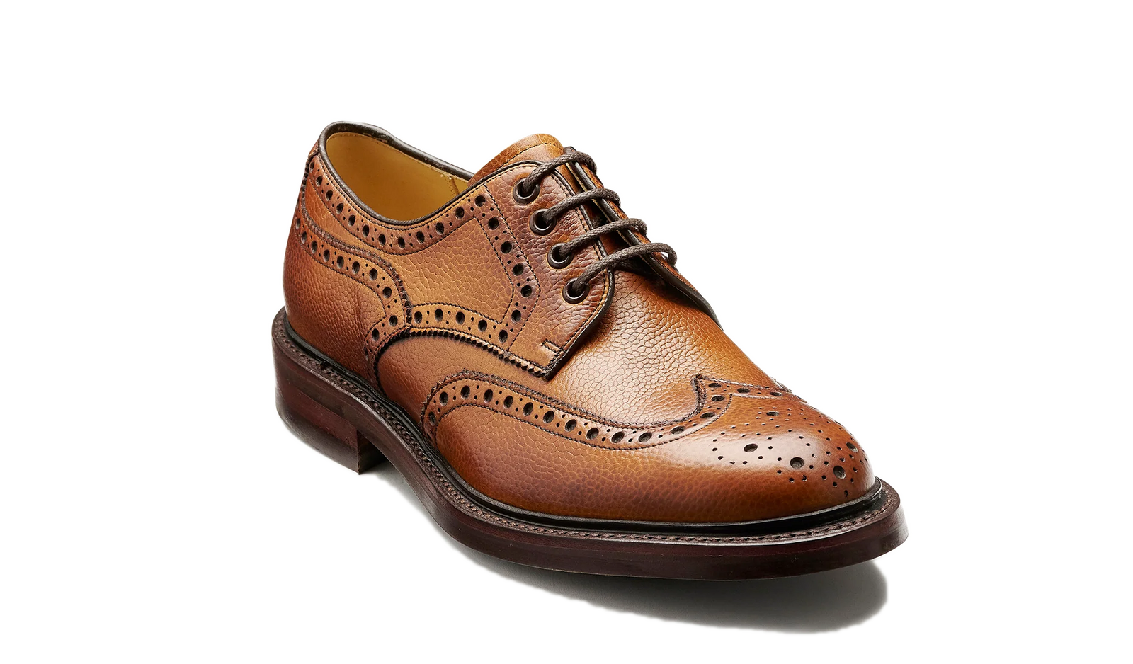 Barker Kendall Brogue Shoes - Cedar Grain