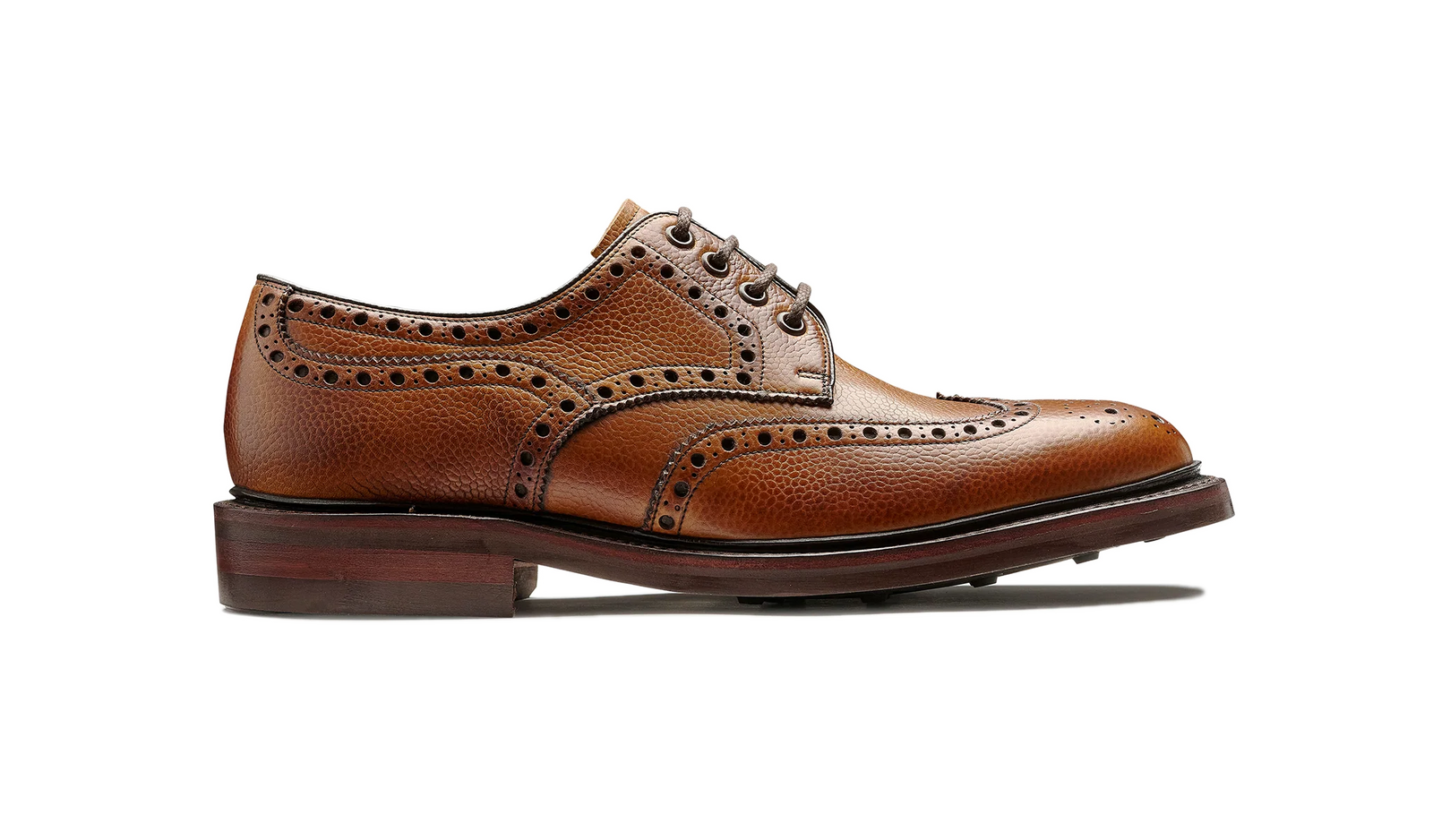 Barker Kendall Brogue Shoes - Cedar Grain