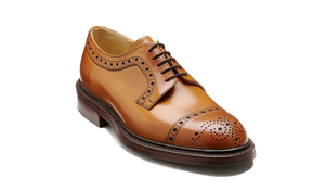 Barker Keswick Brogue Shoes - Cedar Calf