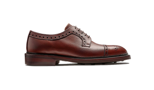 Barker Keswick Brogue Shoes - Cherry Grain