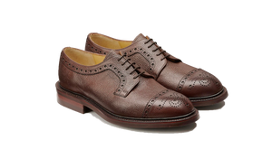Barker Keswick Brogue Shoes - Chocolate Grain