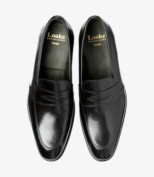LOAKE Lynch Premium Loafer - Black Calf Leather