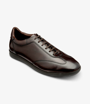 LOAKE Mayfair Trainers - Dark Brown Calf