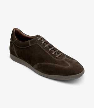 LOAKE Mayfair Trainers - Dark Brown Suede