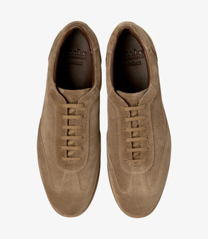 LOAKE Mayfair Trainers - Flint Suede