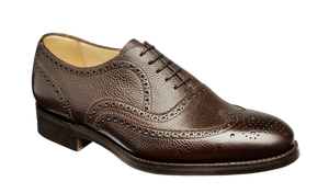 Barker Malton Brogue Shoe - Chocolate Grain