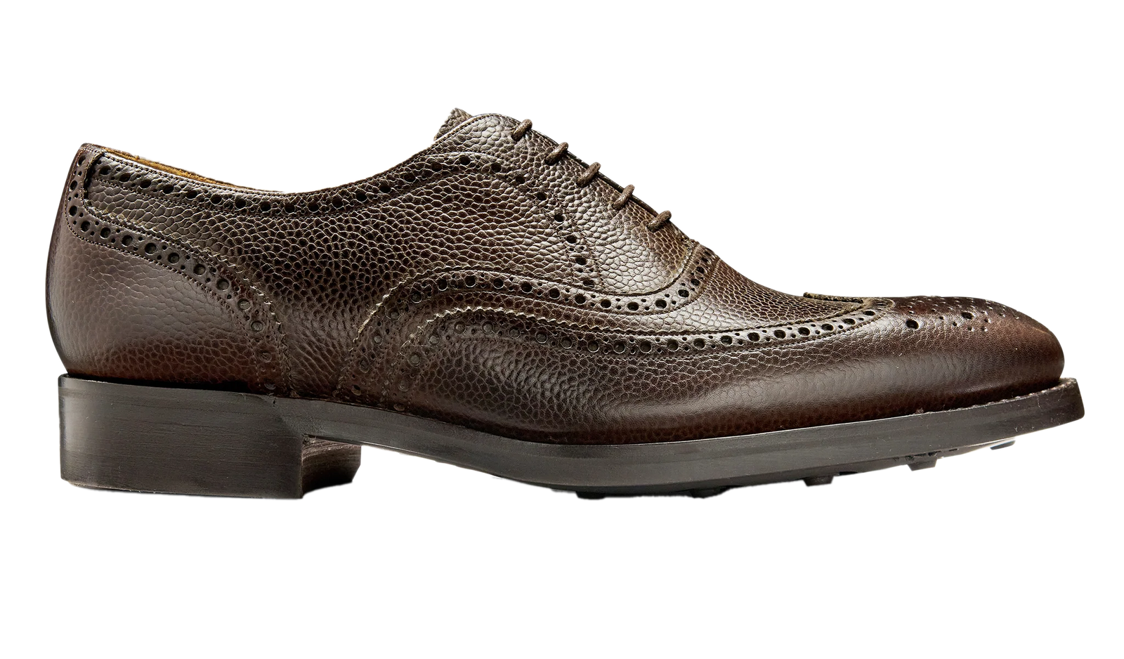 Barker Malton Brogue Shoe - Chocolate Grain
