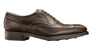 Barker Malton Brogue Shoe - Chocolate Grain