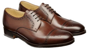 Barker Mowbray Oxford Shoes - Ebony Calf