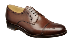 Barker Mowbray Oxford Shoes - Ebony Calf