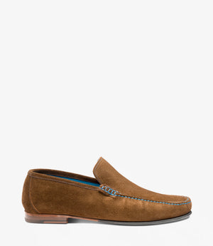 LOAKE Nicholson Moccasin Shoe - Polo Suede