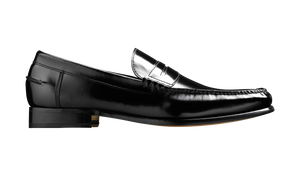 Barker Newington Loafer Shoe - Black High Shine