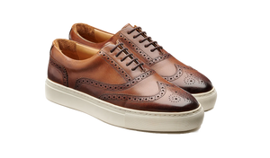 Barker Owen Sneakers - Walnut Calf