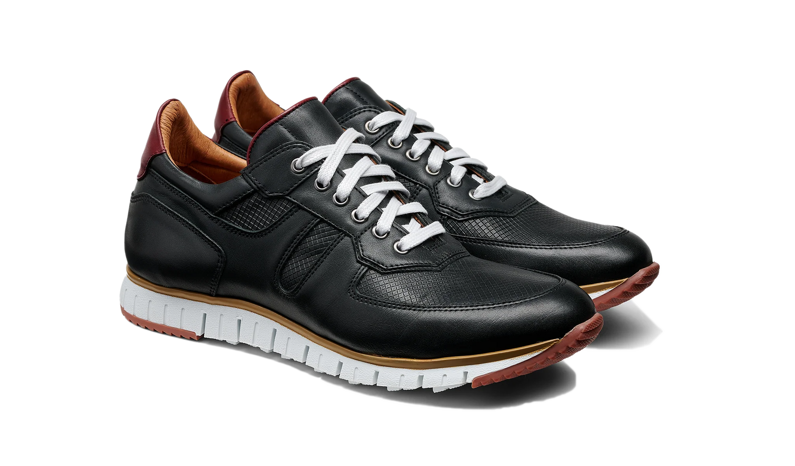 Barker Pace Sneakers - Black Calf