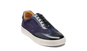 Barker Stig Sneakers - Navy Suede / Calf