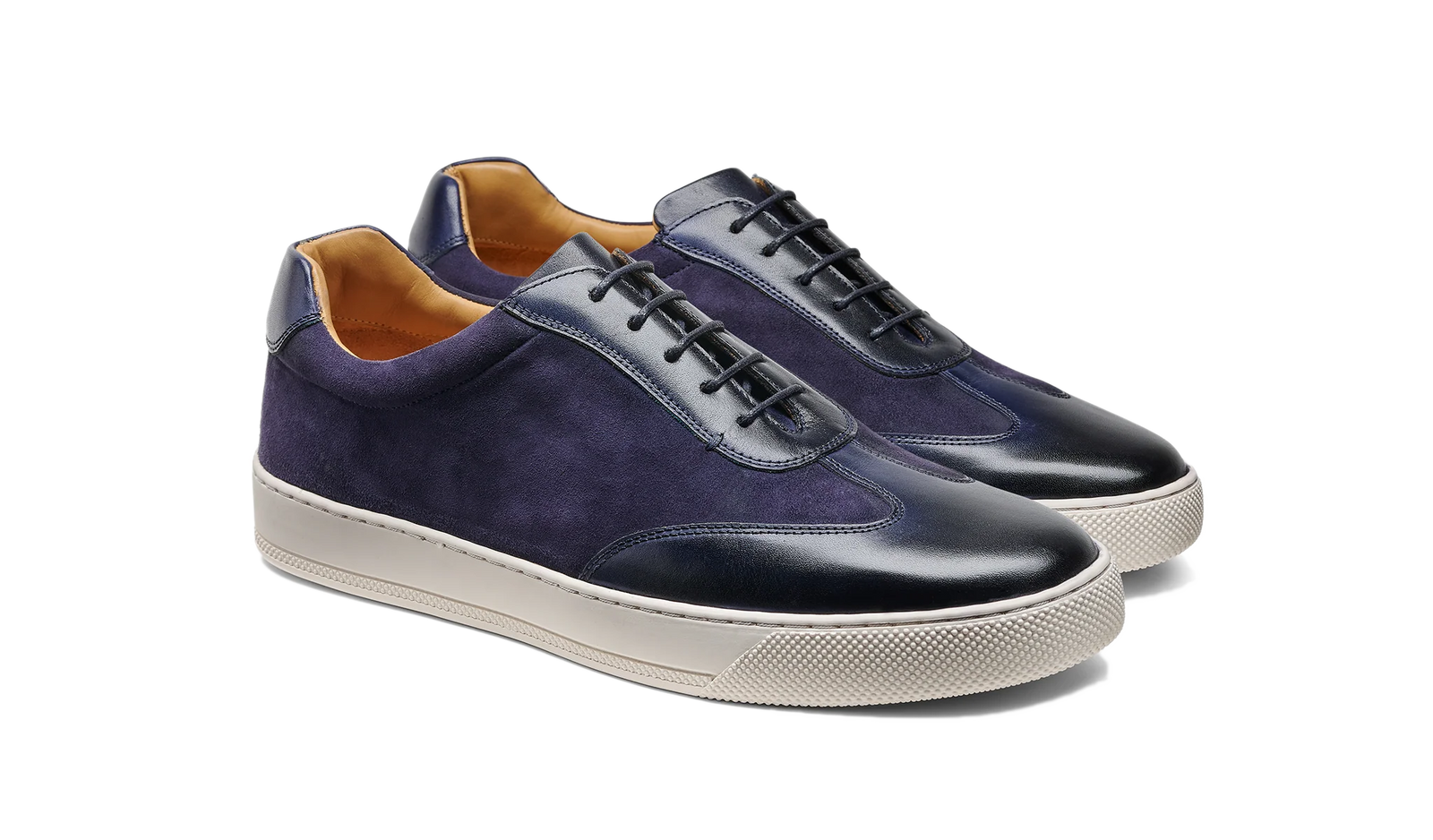 Barker Stig Sneakers - Navy Suede / Calf