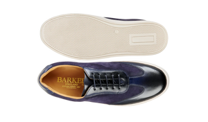 Barker Stig Sneakers - Navy Suede / Calf