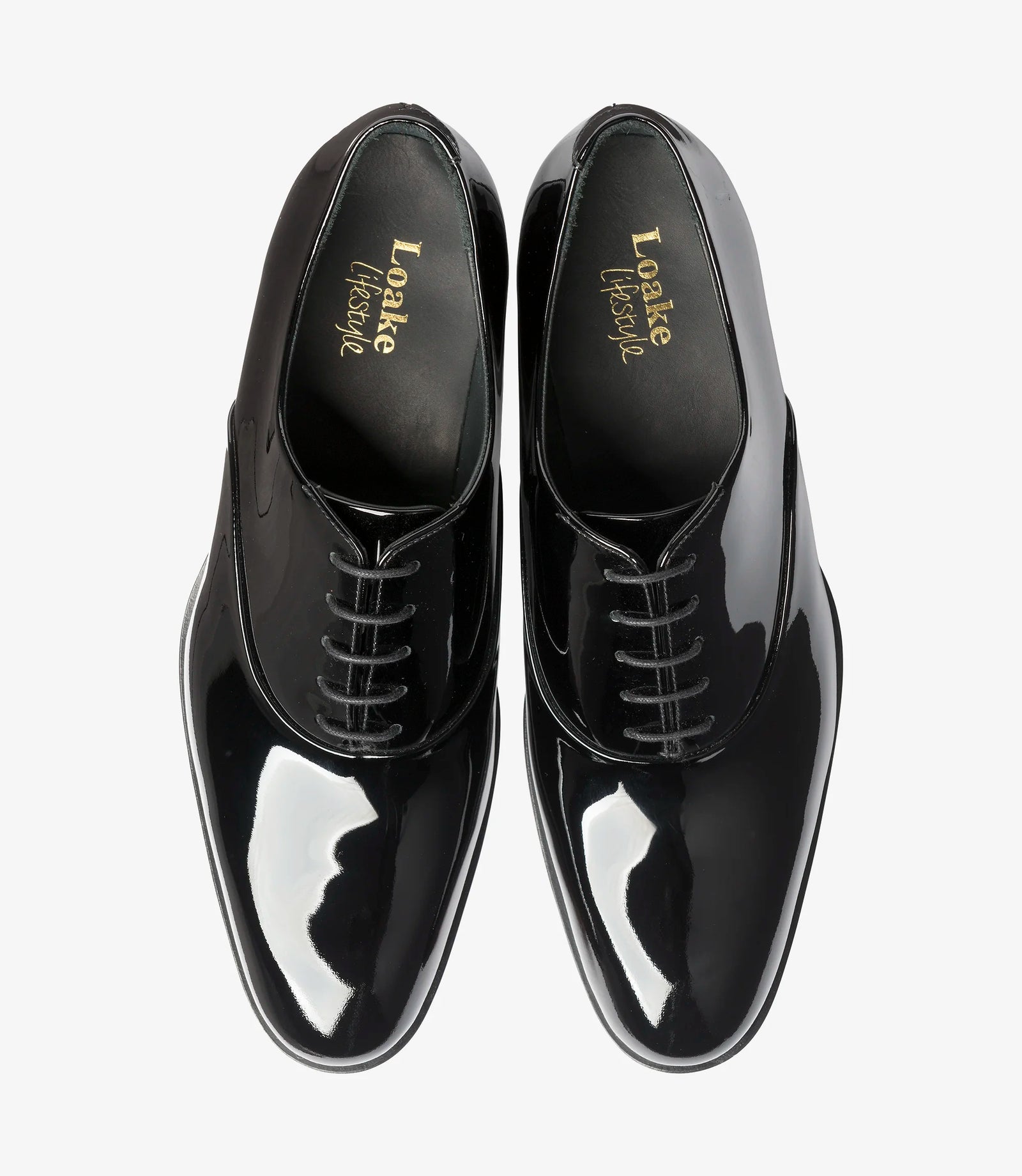 LOAKE  Patent leather dress shoe - Black