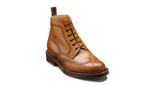 Barker Pennine Brogue Boots - Cedar Grain